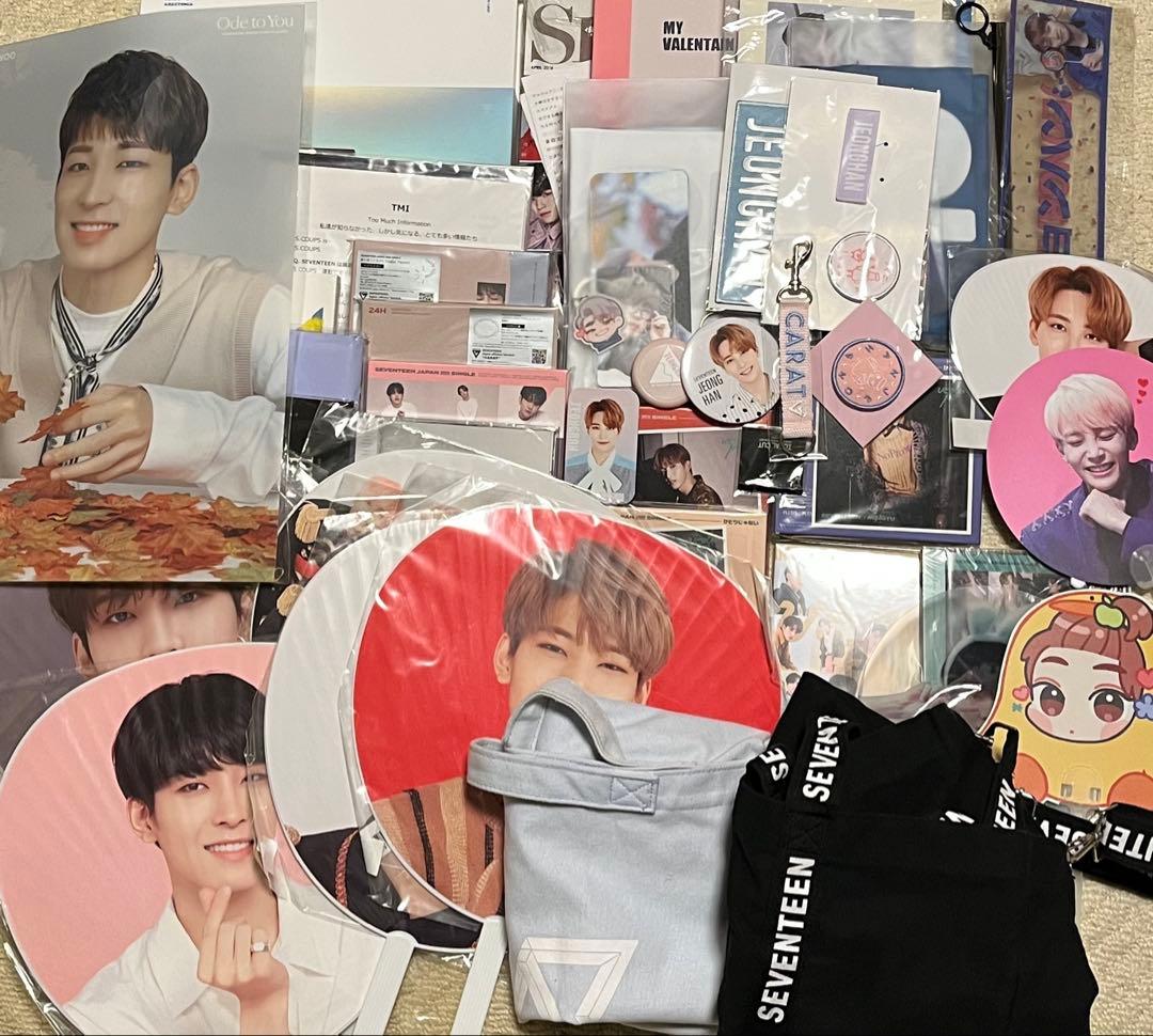 seventeen グッズ CD うちわ 等 まとめ売り 2026年最新】seventeen うちわ 全員の人気アイテム - メルカリ