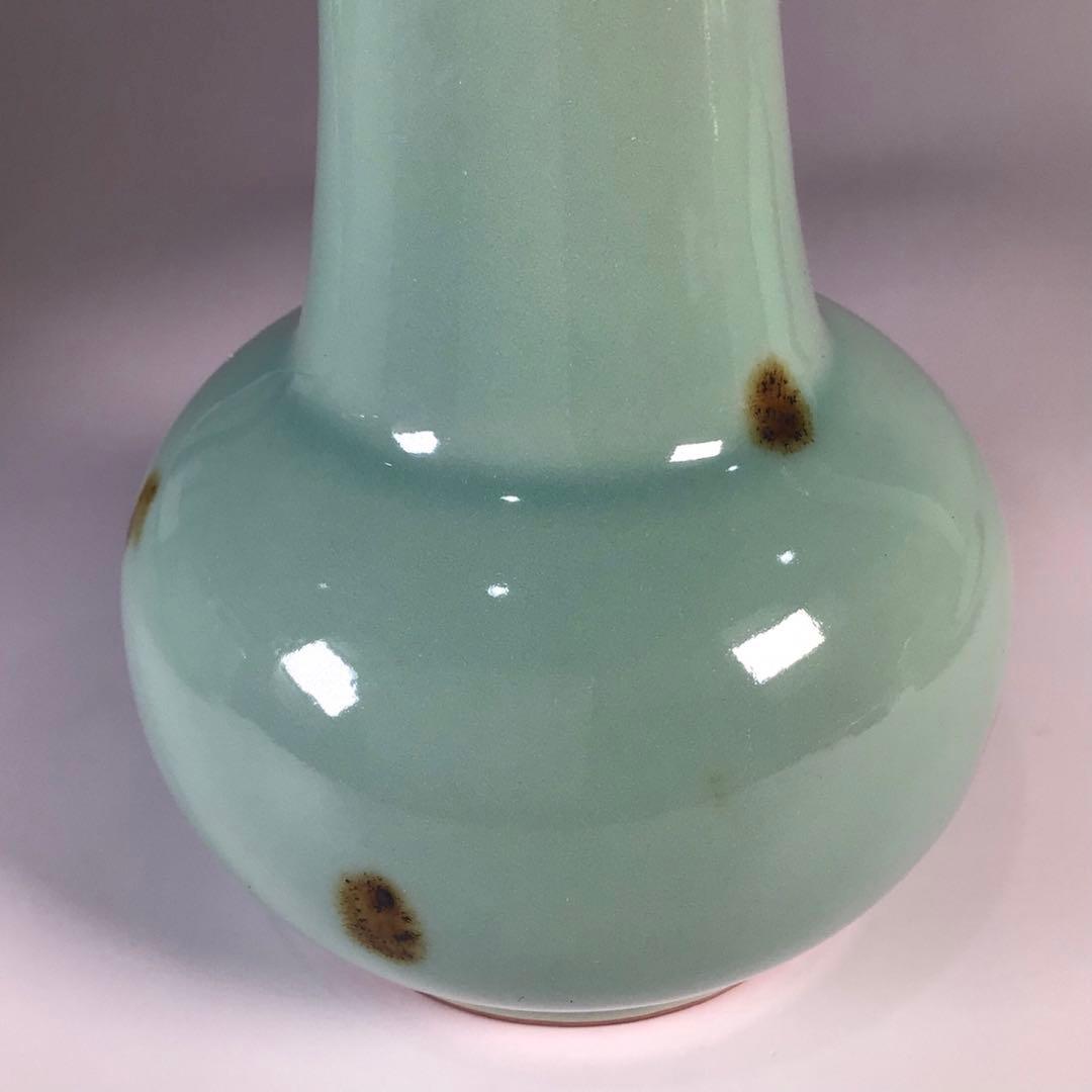 M146 皆具 『平安祥堂造』『飛青磁』『水指 建水 蓋置 杓立』 共箱