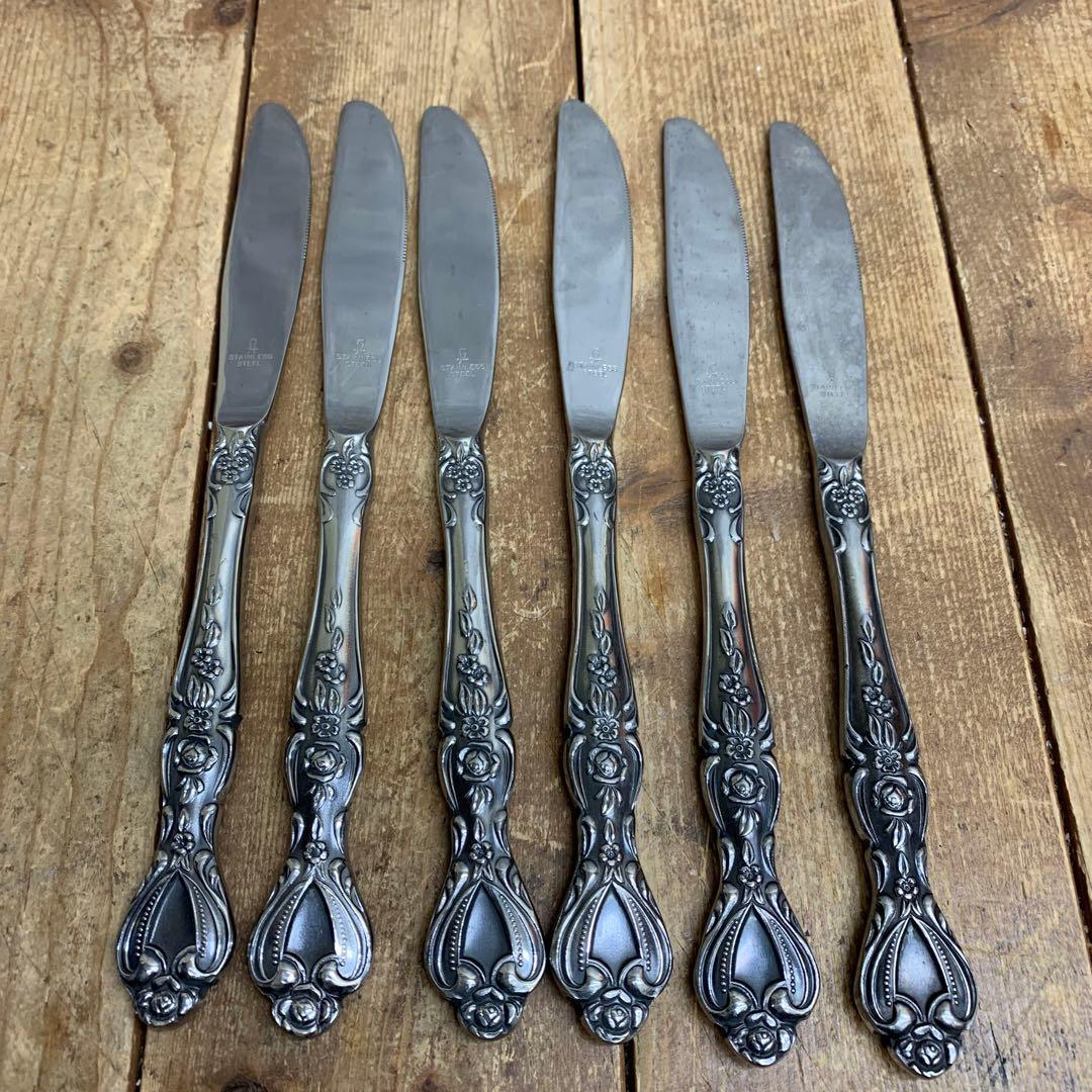 E-壁 【豪華21点セット】アンティーク調 カトラリーセット 彫刻装飾