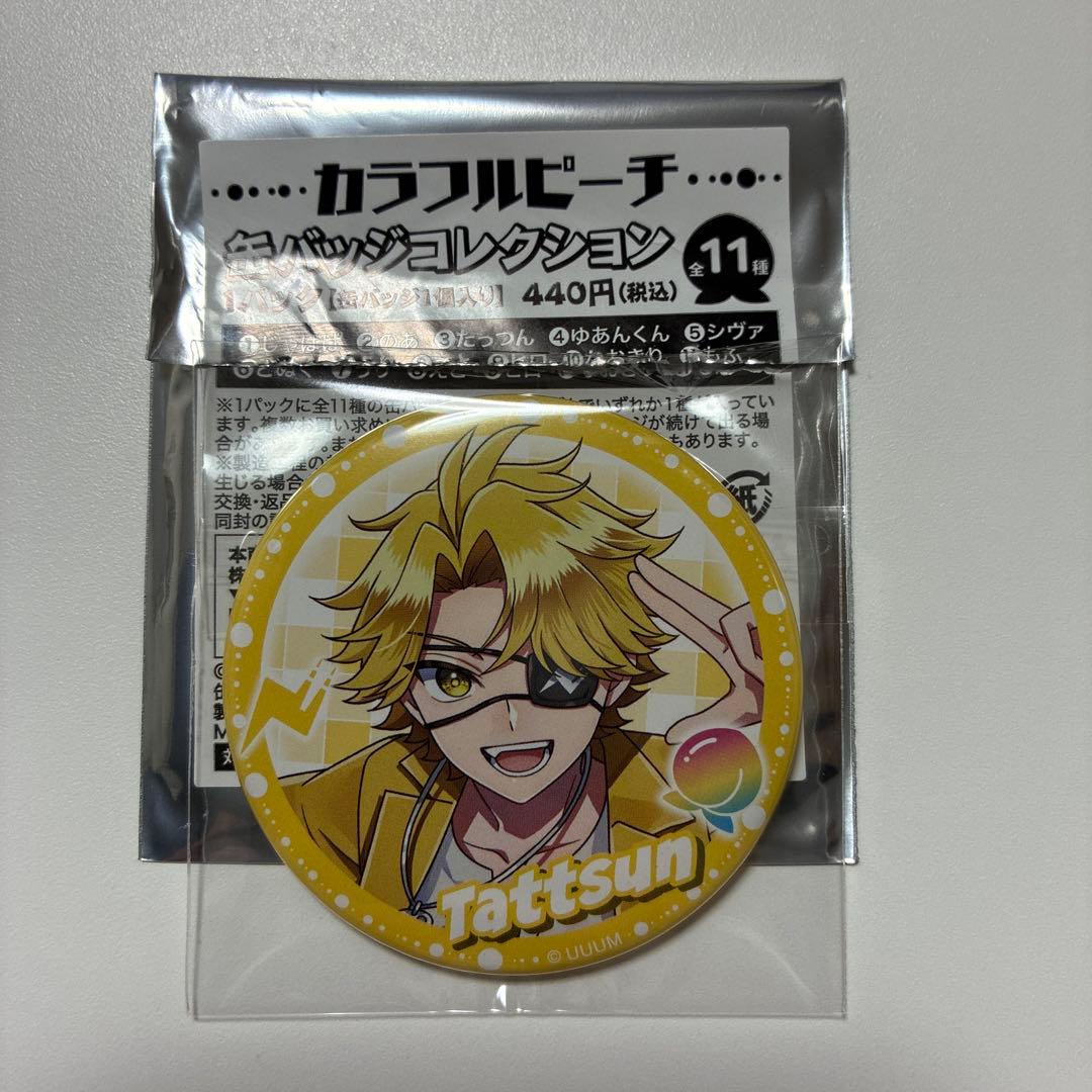 カラフルピーチ たっつんさん ウィンターフェア 缶バッジコレクション