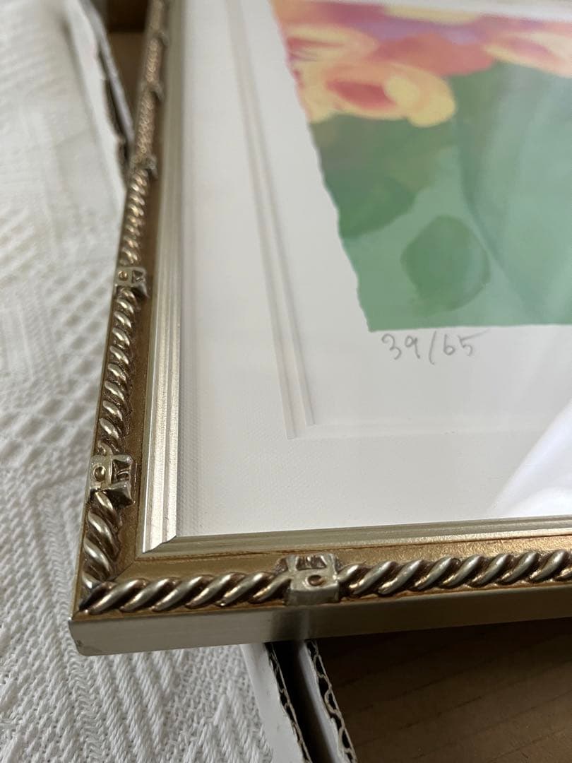 55×44 版画 65枚限定ジクレージニー・キム直筆サイン証明書 額装