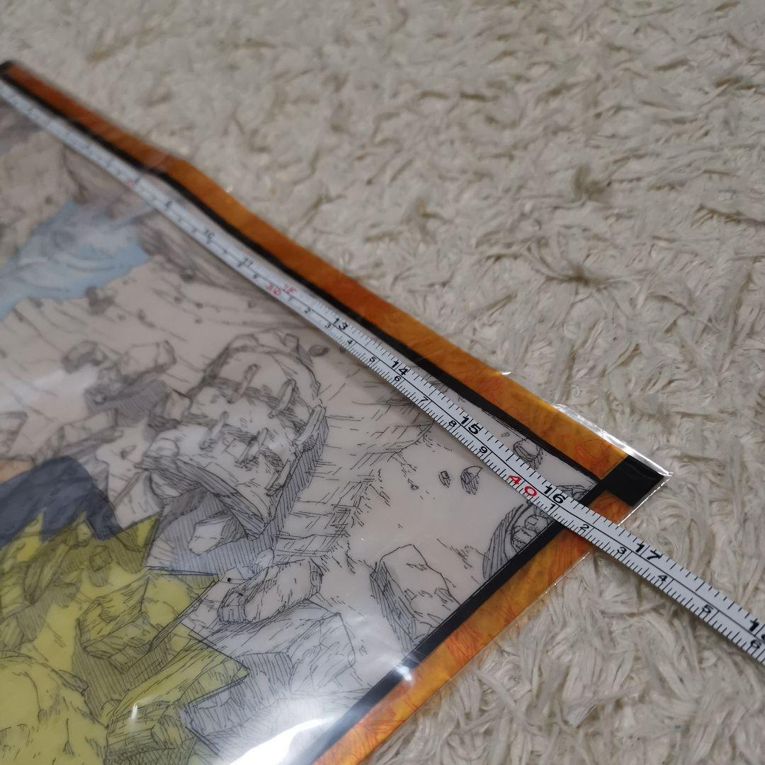 NARUTO展 ナルト サスケ【終末の谷】 クリアポスター 未開封 美品