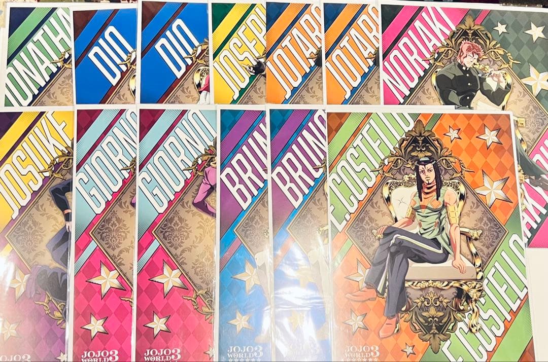ジョジョワールド 3 ポスター B2 Poster JOJO'S BIZARRE ADVENTURE Part 3 Stardust Crusaders
