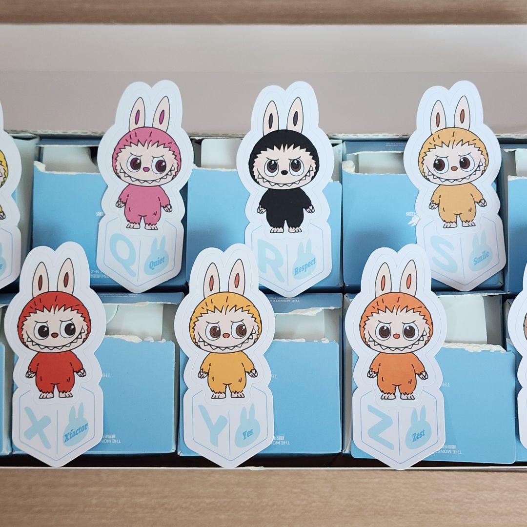 ラブブ LABUBU PIN FOR LOVE イニシャルアルファベット A-M ラブブ