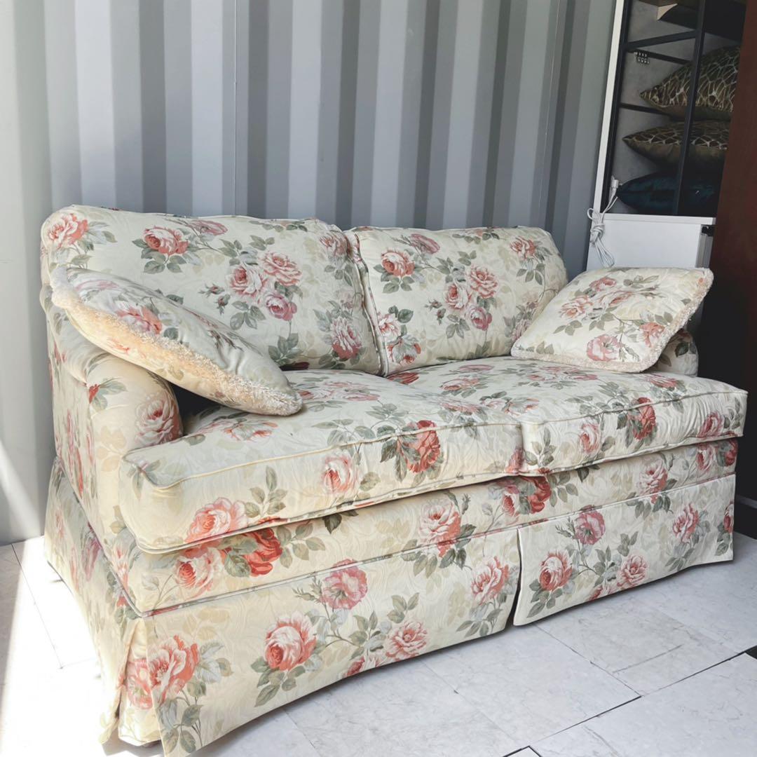 取付無料！イーセンアーレン アメリカ 姫系花柄ファブリックエレガント