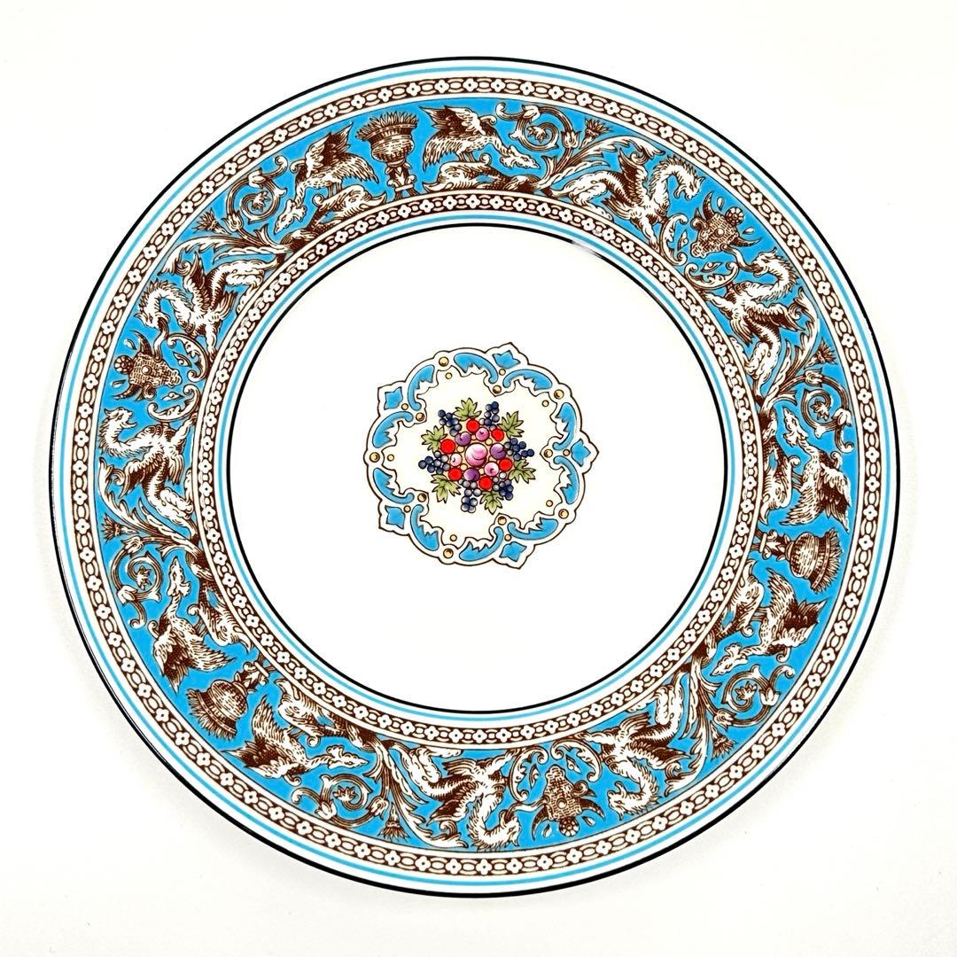 ウェッジウッド　フロレンティーン　ターコイズ　デザートプレート　17.5cm