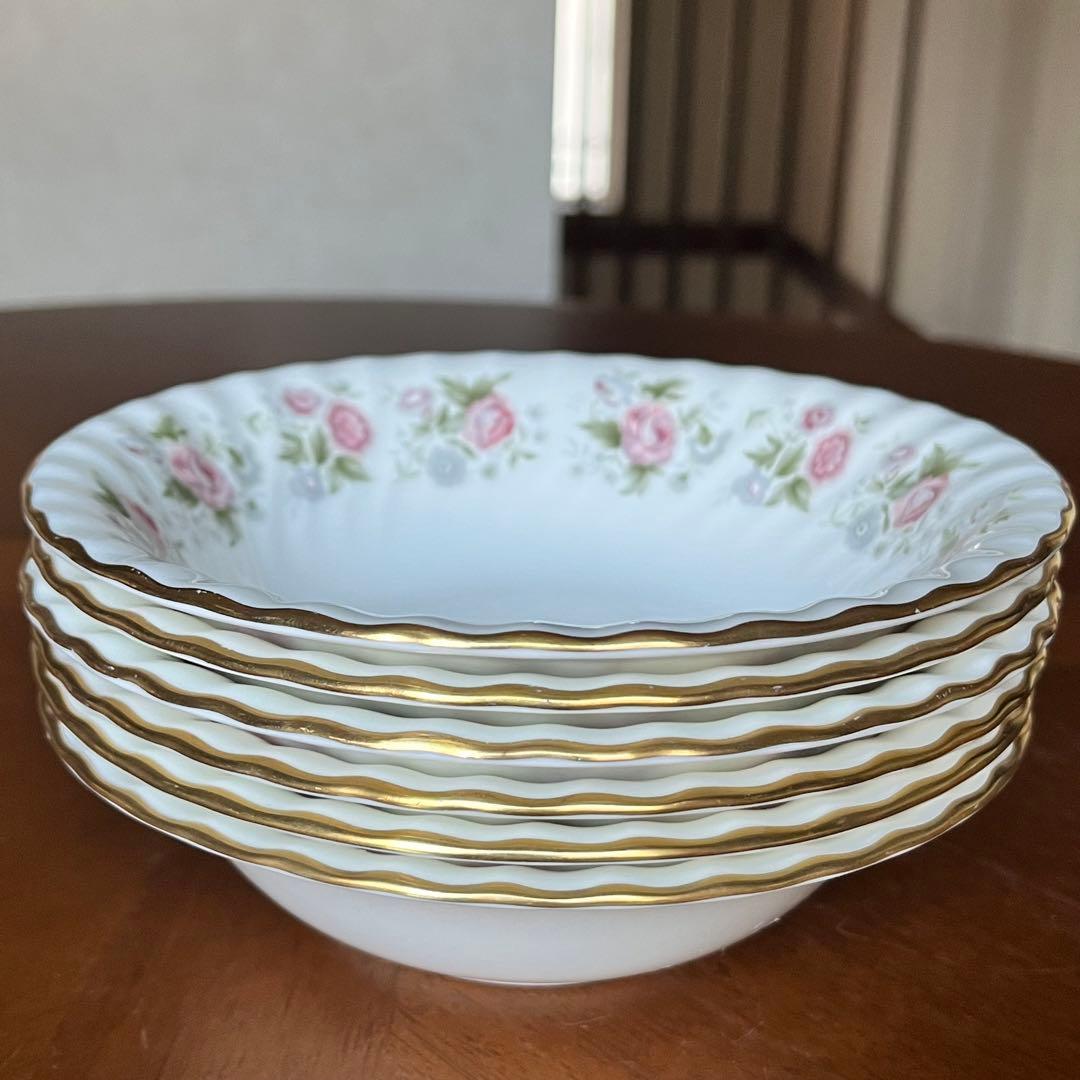 美品】英国製 ミントン☆スプリングブーケ☆サラダボウル 6個 - メルカリ