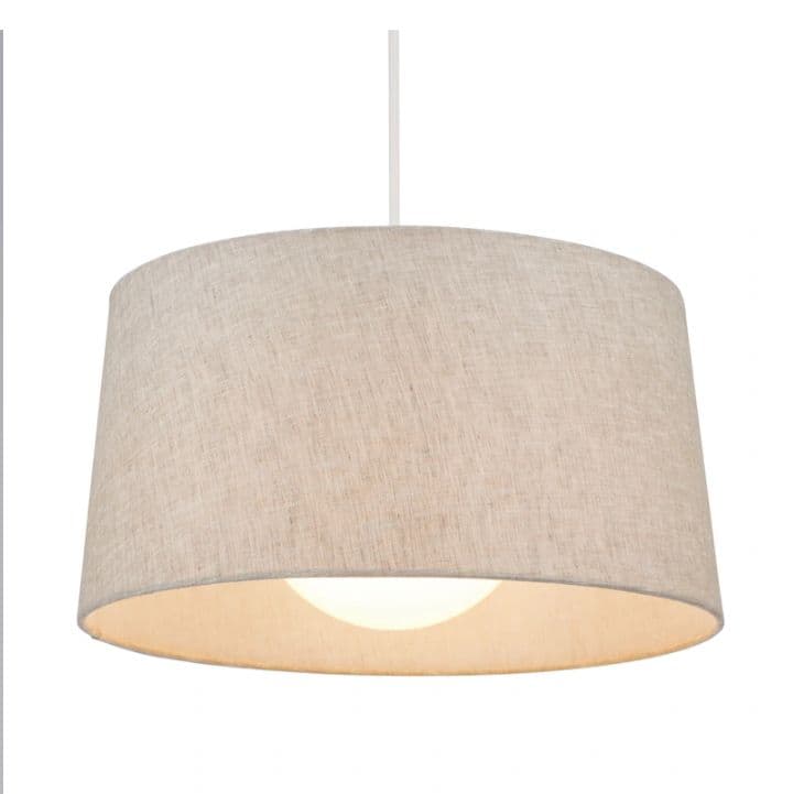 未使用 無印良品 LED 麻シェード ペンダントライト ランプシェード