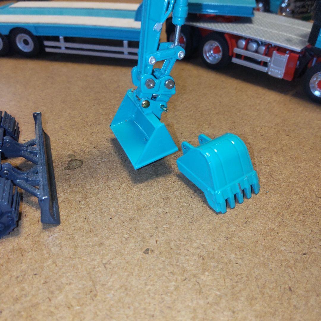 コベルコ建機 SK140SRLC クイックヒッチ法バケセット 1/50 - メルカリ