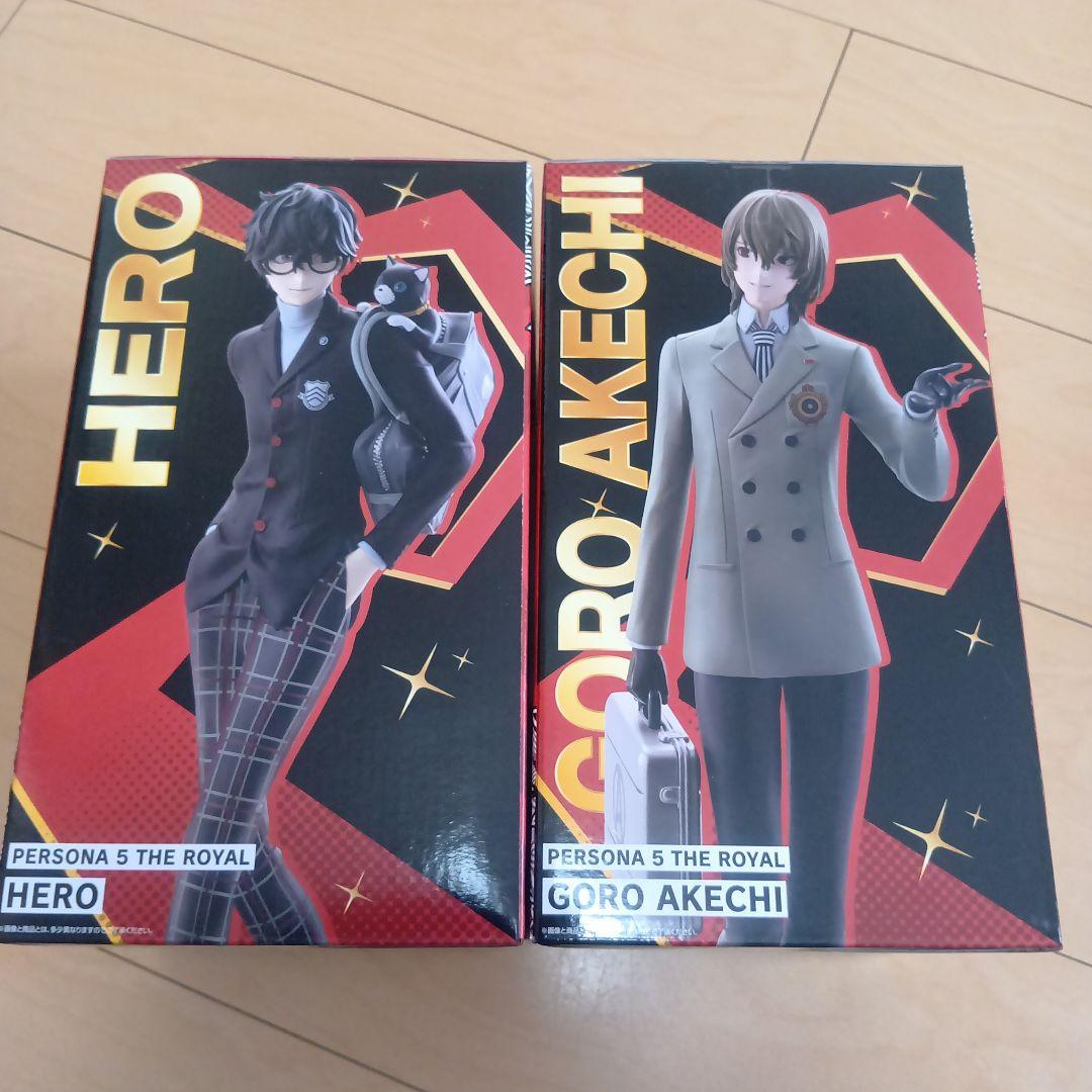 ペルソナ5ザ・ロイヤル 一番くじ A賞 B賞 フィギュア 主人公 明智吾郎