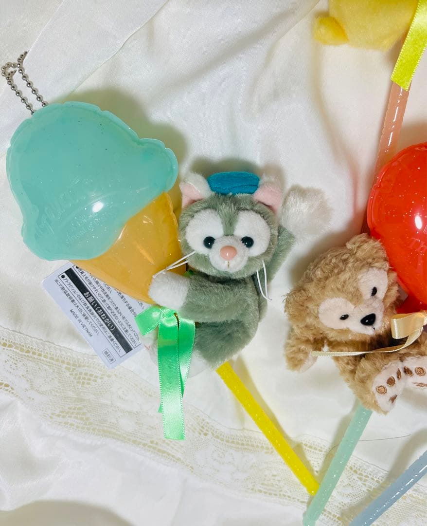 お顔超厳選！】ダッフィーとフレンズのぬいぐるみスティックセット