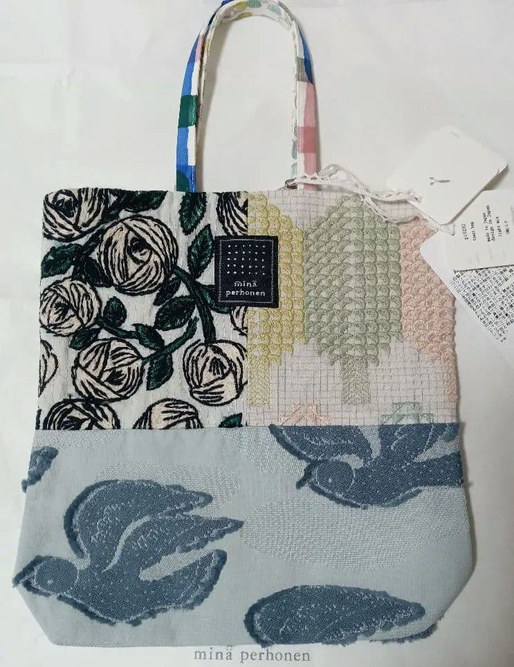 週末お値下げ ミナペルホネン トーストバッグ rosy ミックス 新品