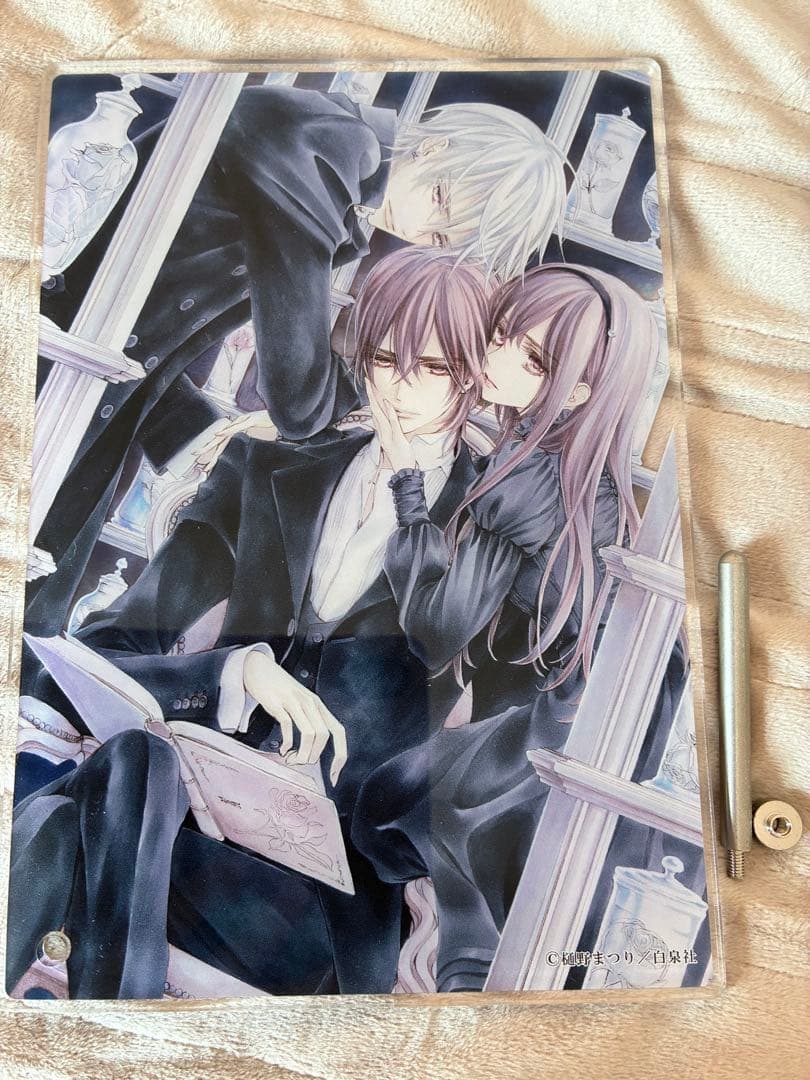 ヴァンパイア騎士　樋野まつり原画展 アクリルプレート フレーム欠品】樋野まつり『ヴァンパイア騎士』 原画展 アクリル