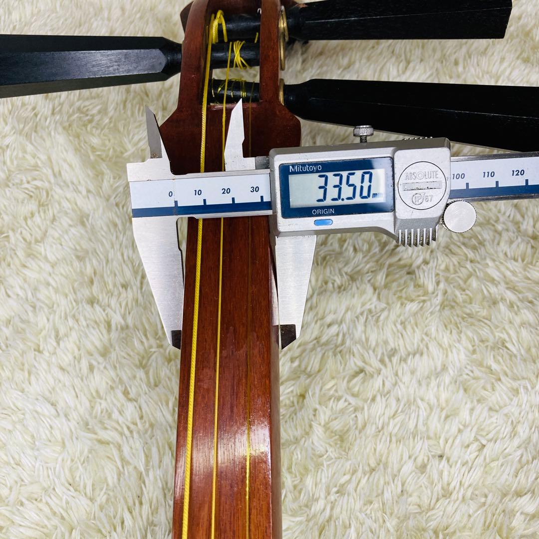 三味線 花梨材 太棹 胴破れなし 人口革 正寸