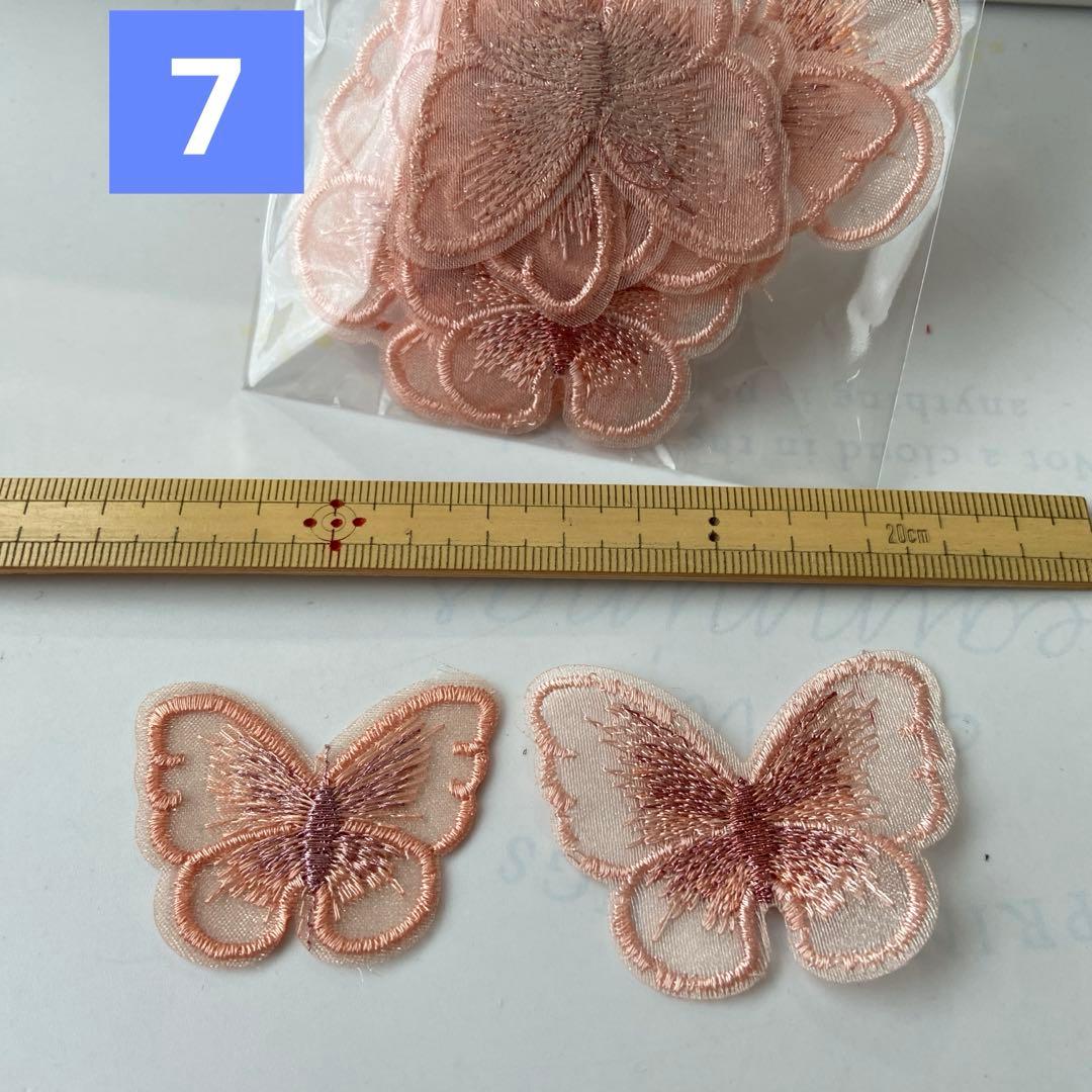 蝶々、 海外製の為全て同じ色ではありませんご了承下さい