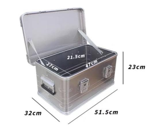 2個セット Mountainhiker アルミ コンテナ ボックス 軽量 30L - メルカリ