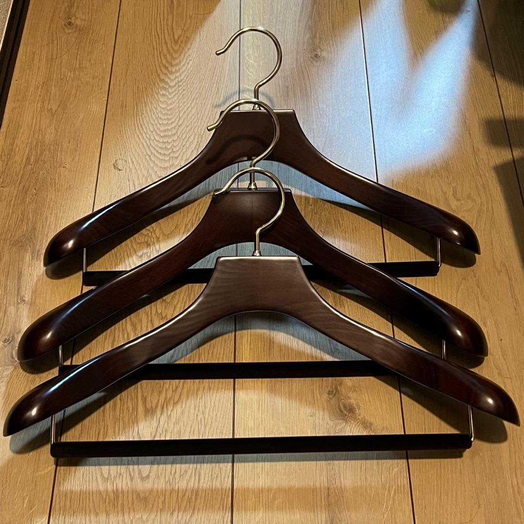 ナカタハンガー ジャケットハンガー AUT-05 3本セット 新品未使用 Amazon.co.jp: 【ナカタハンガー】日本製 木製メンズ ジャケット