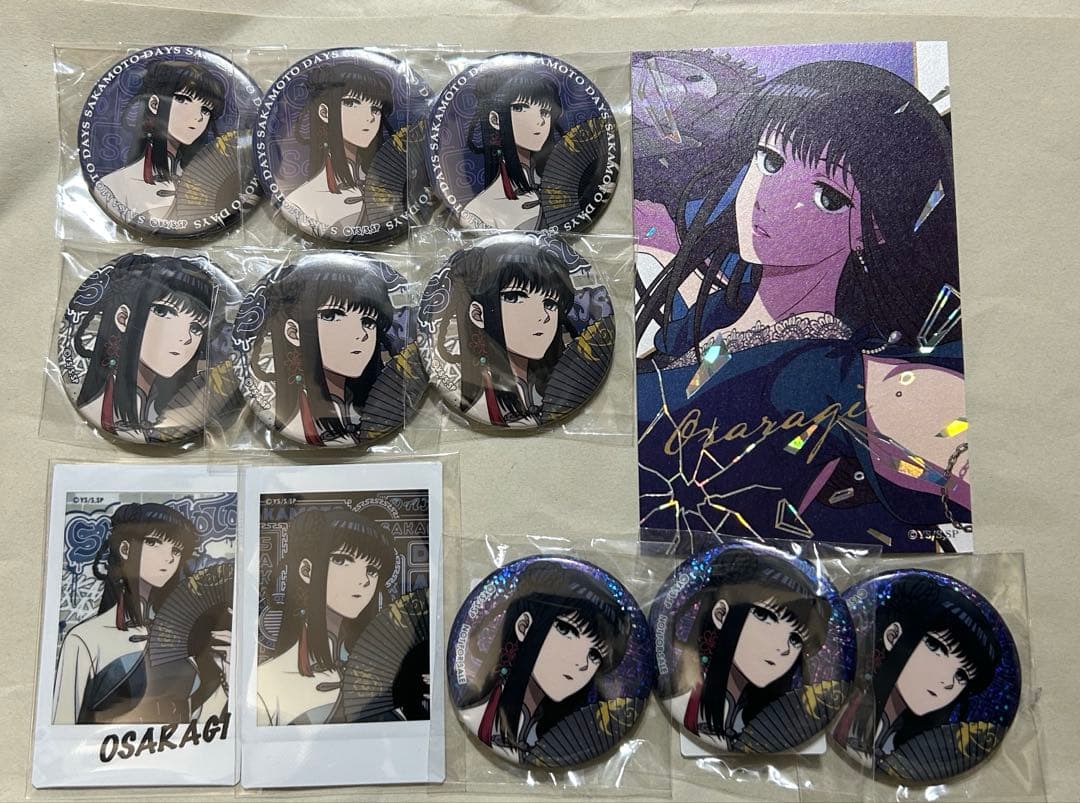 サカモトデイズ アジアンストリートスタイル キャラナップ 缶バッジ