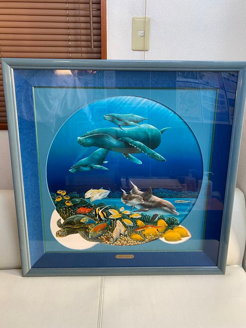 絵画 美術品 森田剛介 GOSUKE MORITA ドルフィン リトグラフ - メルカリ