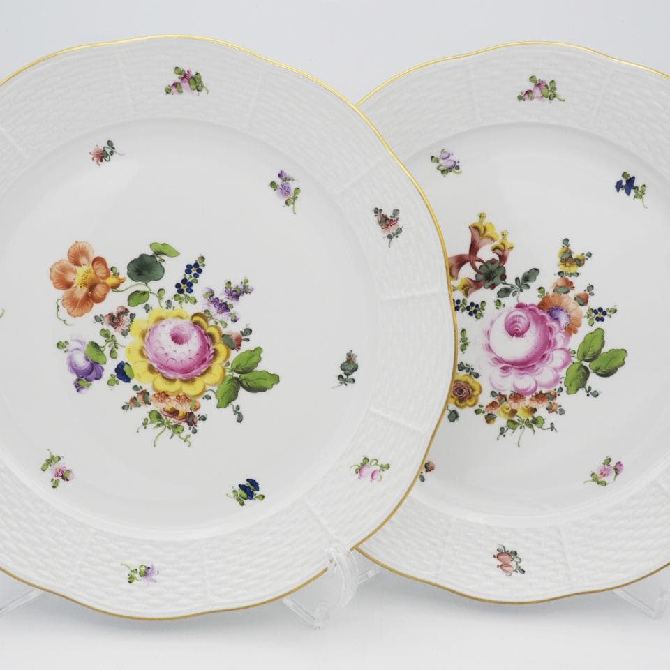 ヘレンド ヘレンドブーケ BHR 25.5cm ディナープレート ペア #3