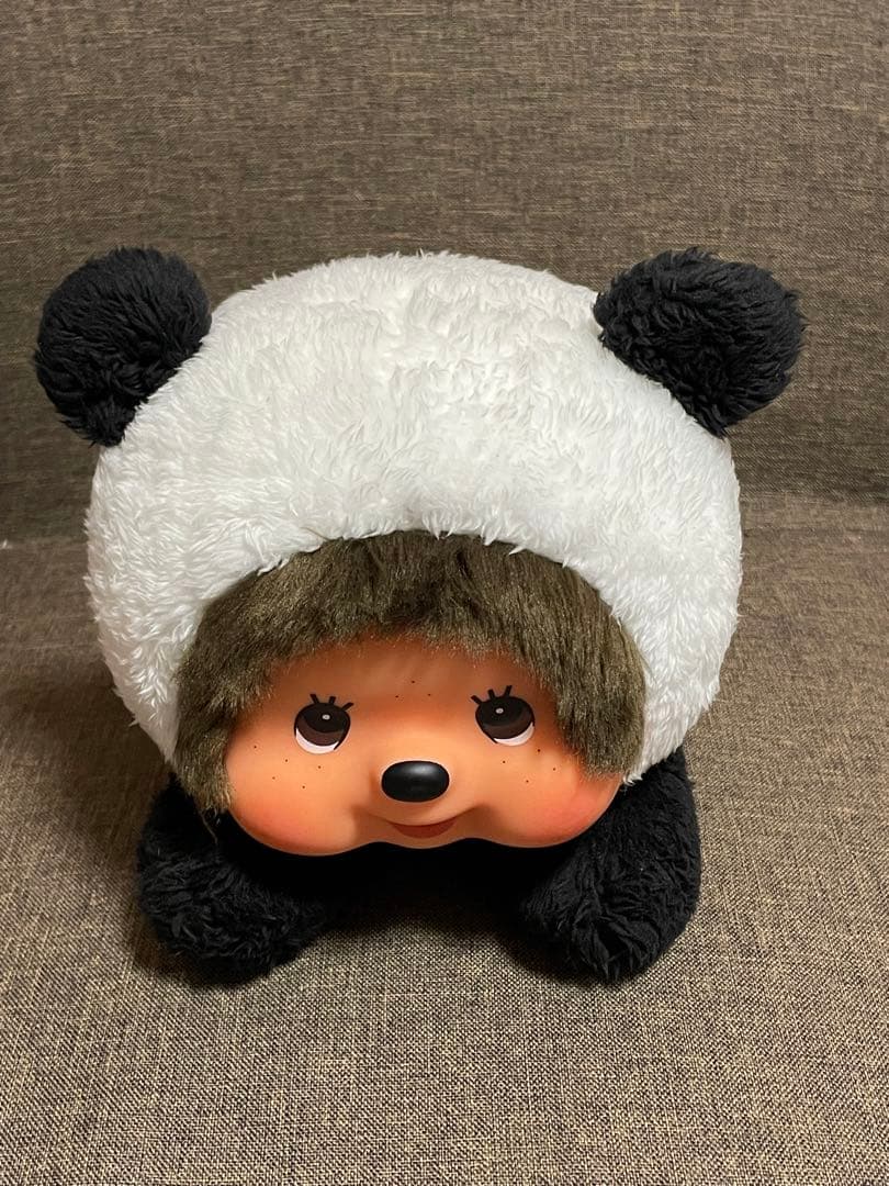 ねそべりモンチッチ　パンダ　Lサイズ ねそべりアニマルシリーズ発売！ | モンチッチホームページへようこそ！