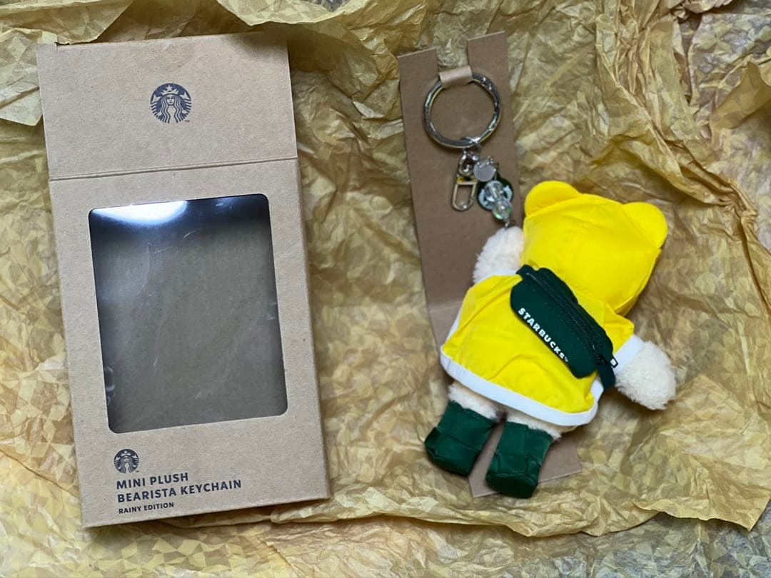 韓国スタバ スターバックス レイニー ベアリスタ キーホルダー