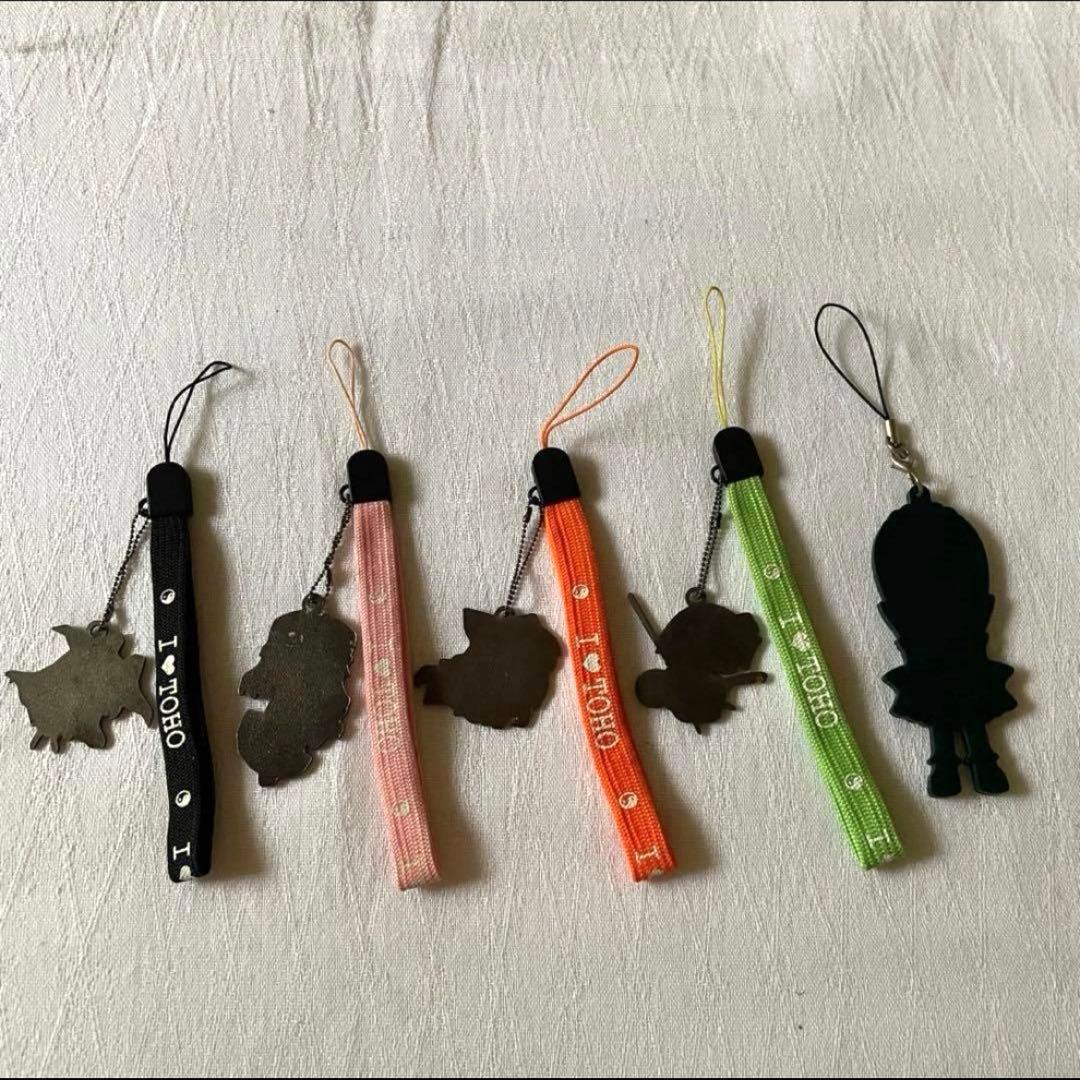 東方Project 鈴仙 咲夜 幽々子 妖夢 ラバーストラップ コレクション