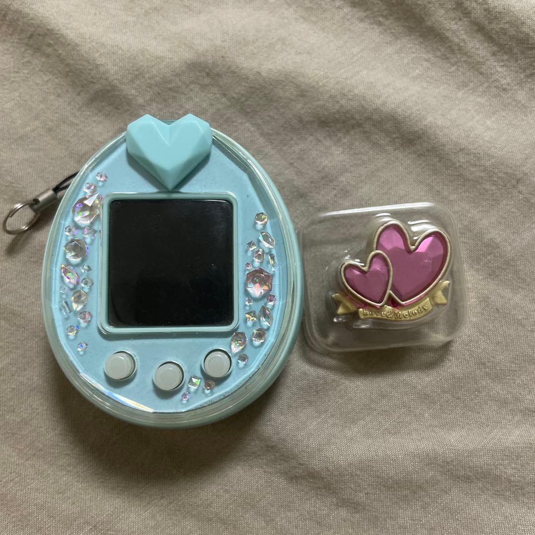 説明書付き】たまごっちピース Peace ブルー たまデコピアス付き