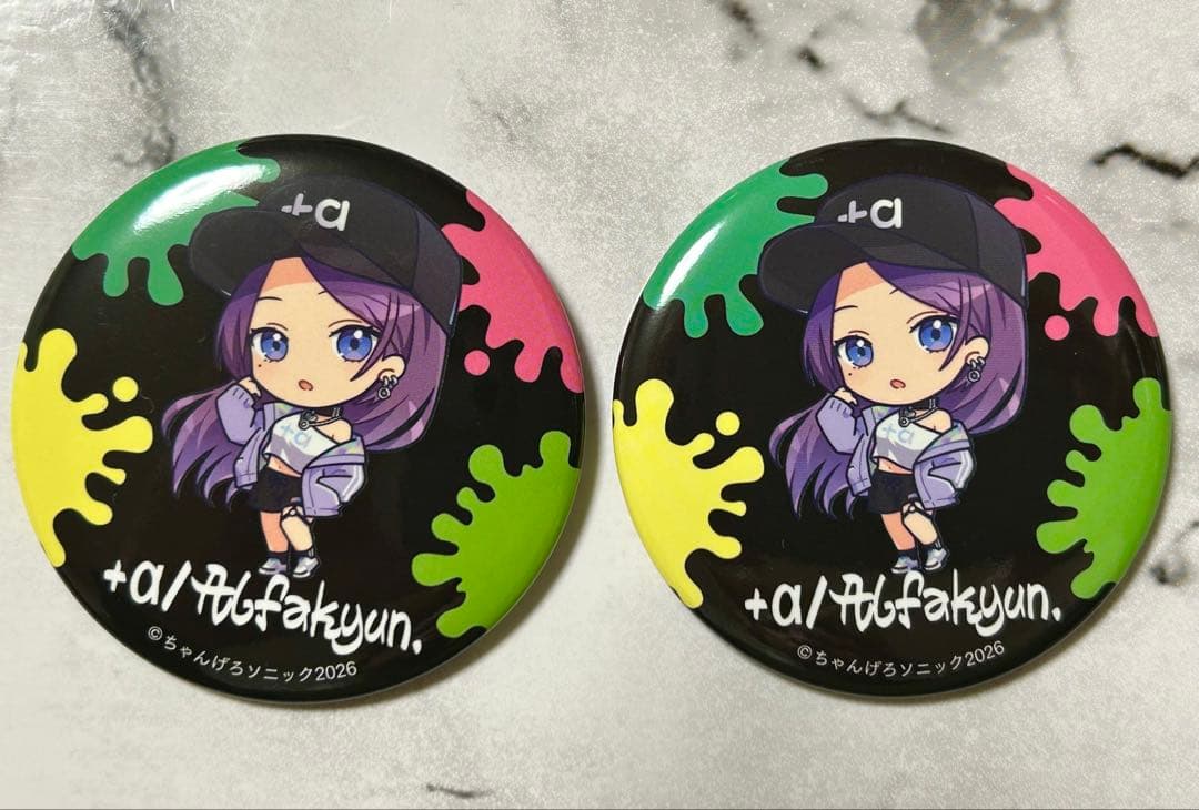 ちゃんげろソニック2026 缶バッジ ＋α／あるふぁきゅん。 2個セット