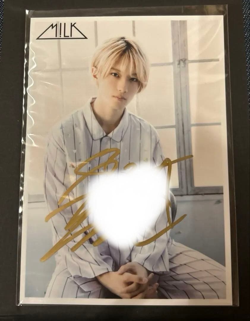M!LK 山中柔太朗 サイン入り生写真 - メルカリ