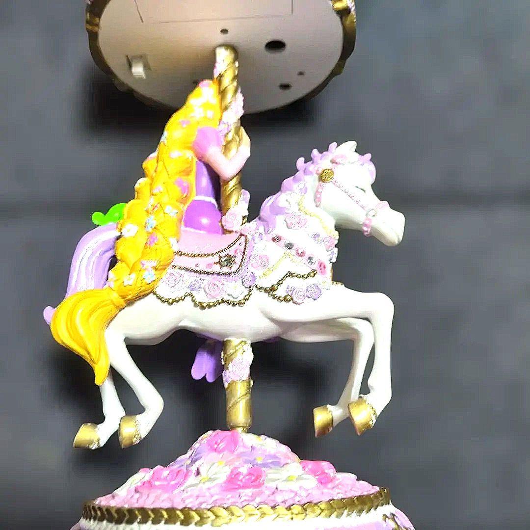 ラプンツェル オルゴールメリーゴーランド回転木馬 廃盤 レア - メルカリ