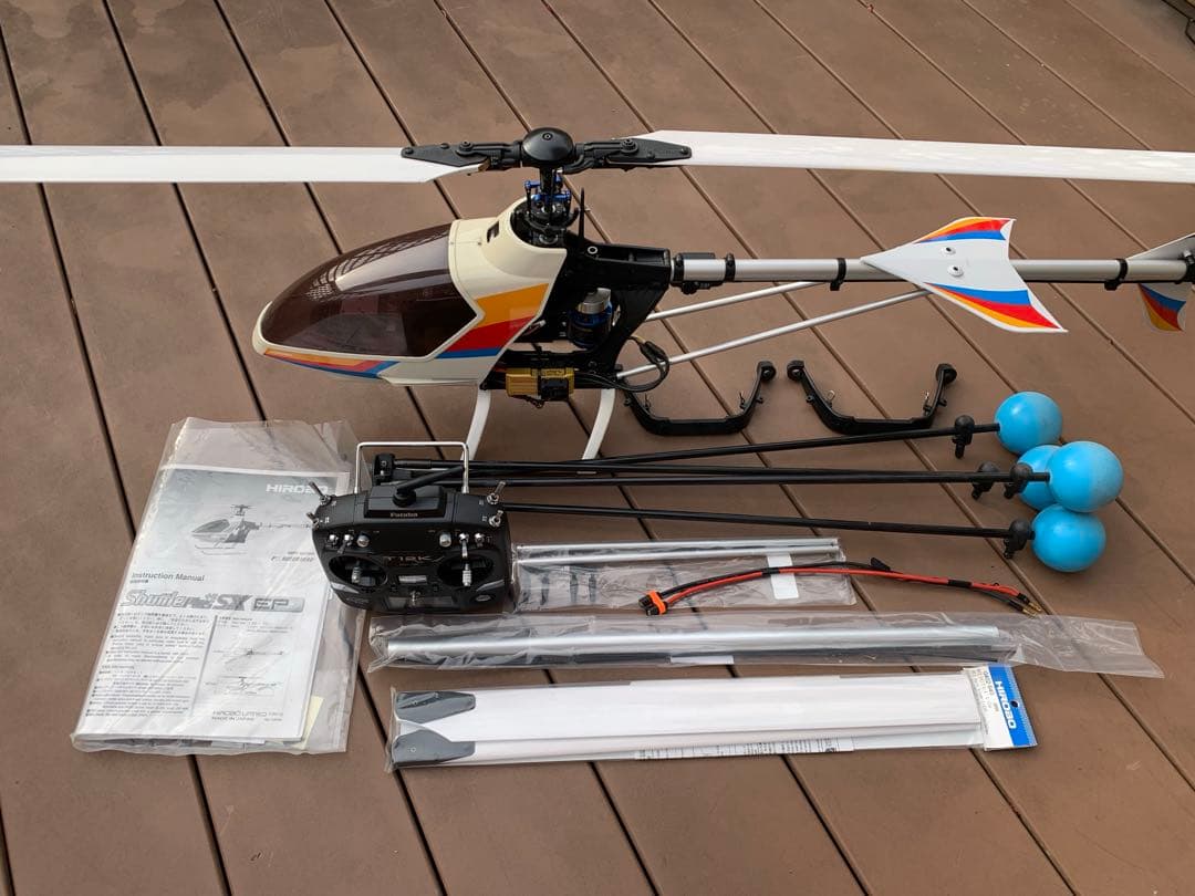 ヒロボー製　シャトル　電動コンバージョンFutaba T12K Futaba T12K 2.4G 12-Channels Remote Control With R3008SB Receiver