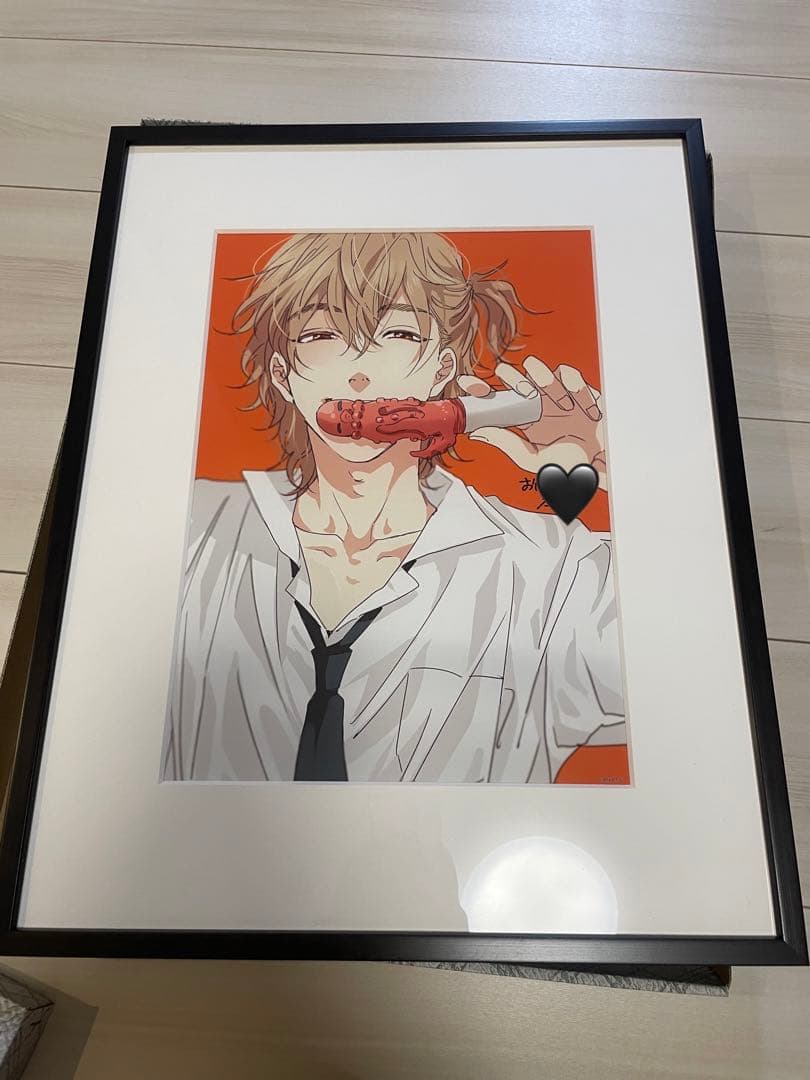 ヤリチン⭐︎ビッチ部】カラー複製原画 直筆サイン入り 矢口恭介