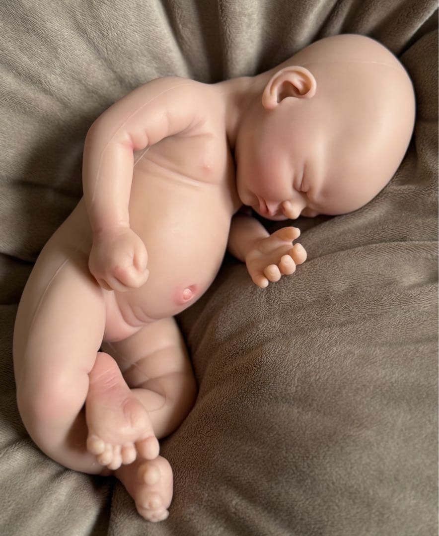 ★新品★リボーンドール フルシリコン可愛いぷるふにゃ女の子30cm