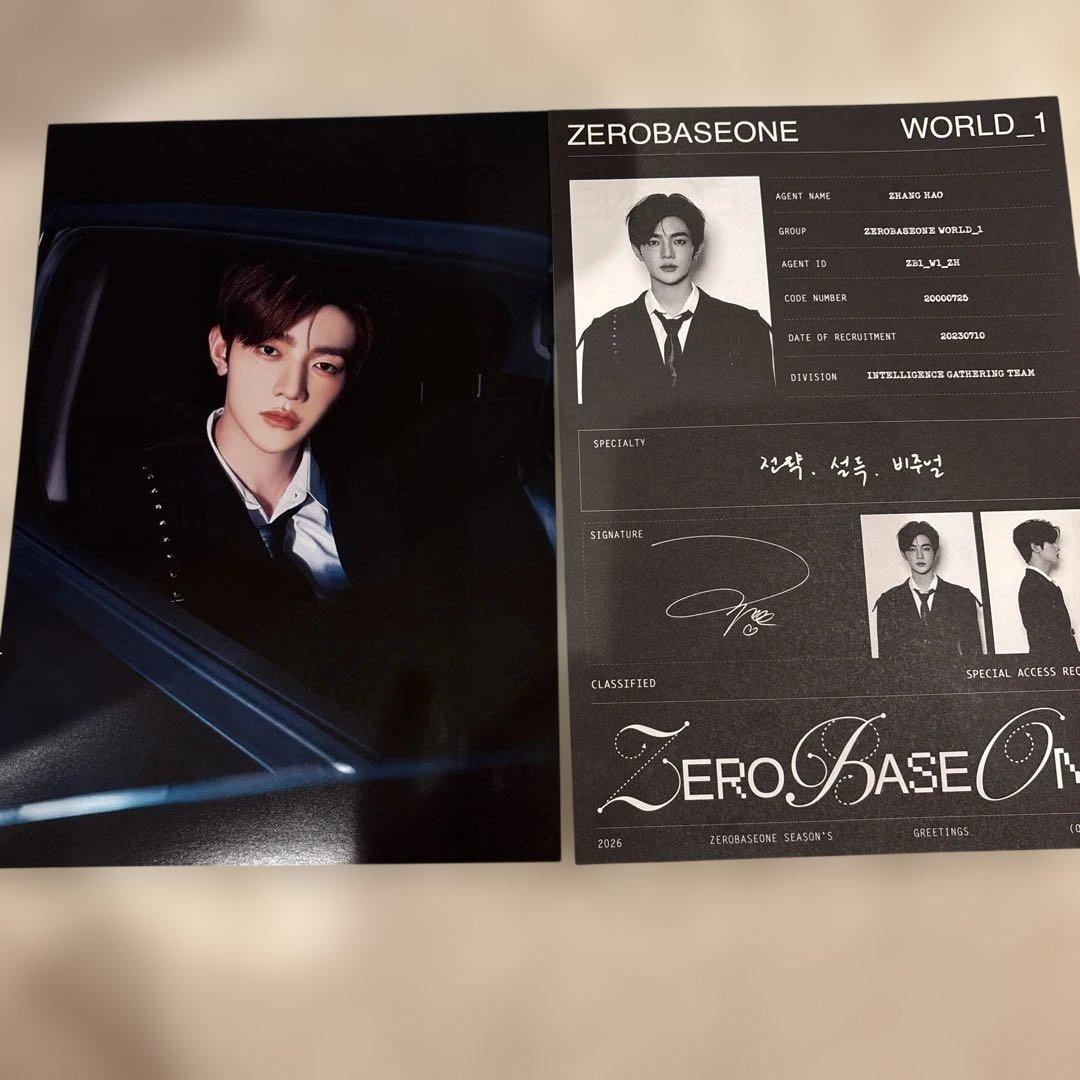 ZEROBASEONE ジャンハオ トレカ ポスター カード まとめ売り - メルカリ