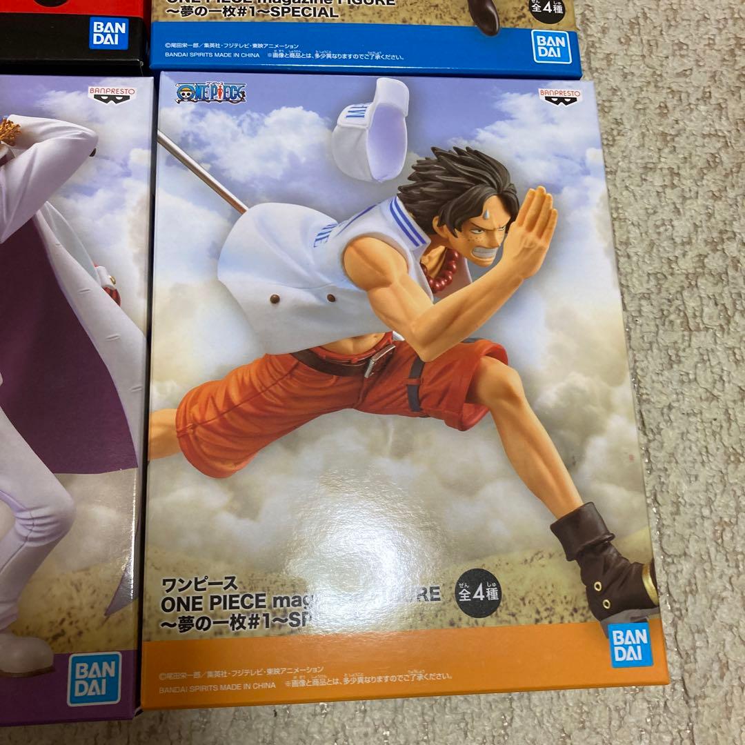 ワンピース 夢の1枚 フィギュア 4点セット - メルカリ