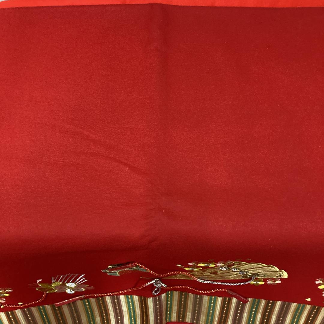 MS24 140×295㎝位 7段飾り毛せん ひな人形布 7段赤布 段飾り