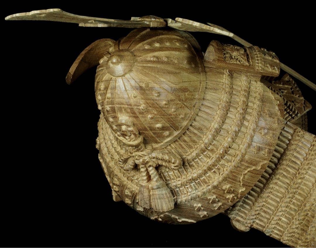 楠木正成像 SHOGUN 将軍 日本の武将 木彫作品 壁掛け 箱あり - メルカリ