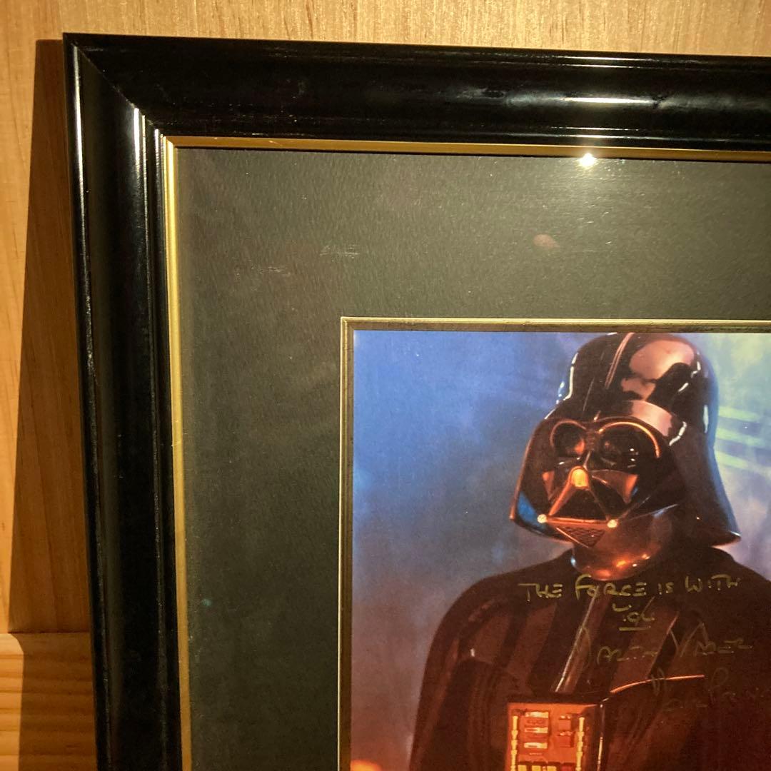 直筆】スターウォーズ ダースベイダー デヴィッド デビッド プラウズ