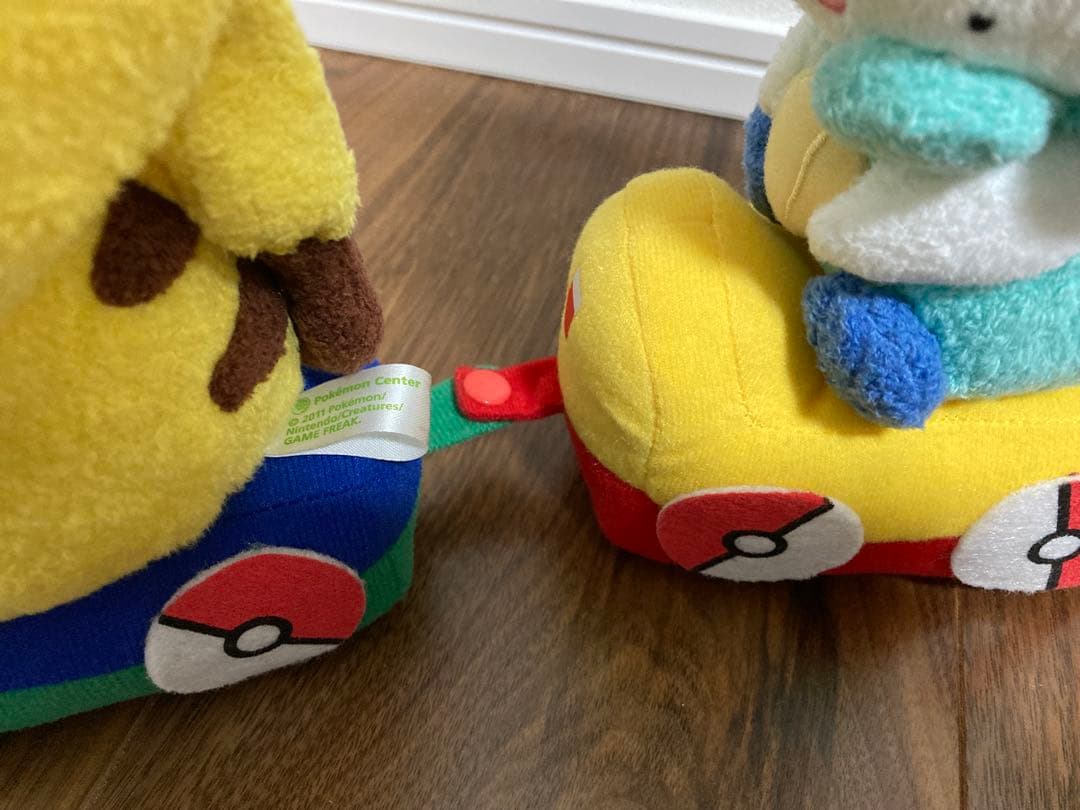 2011年発売つながるぬいぐるみ ピカチュウ ミジュマル クマシュン タブンネ