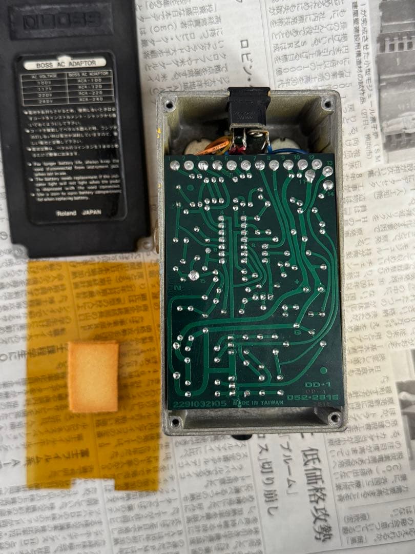 BOSS OD-1 80年代初期 RolandJAPAN NEC C4558C - メルカリ