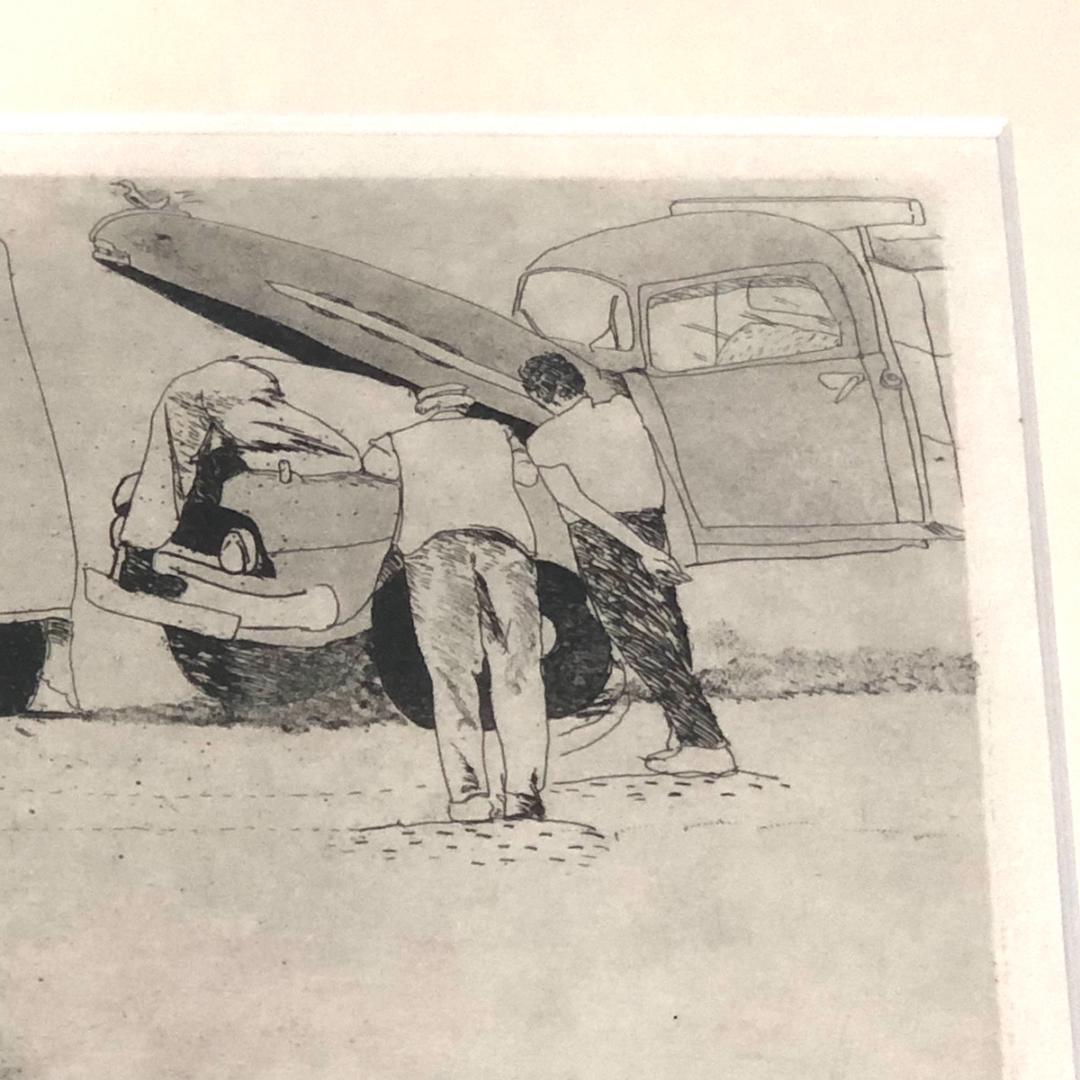 山本容子 銅版画 アートフレーム other voices SN:23/40