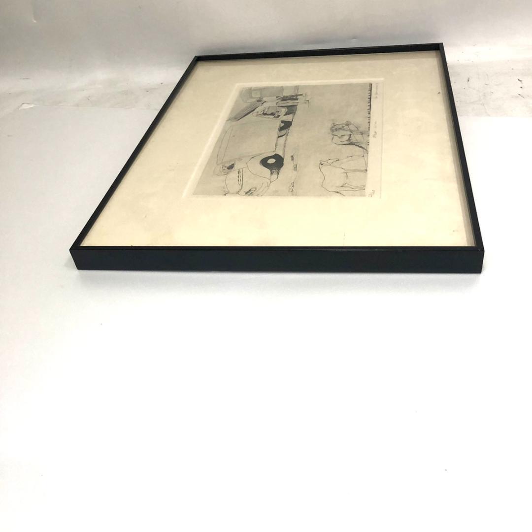 山本容子 銅版画 アートフレーム other voices SN:23/40