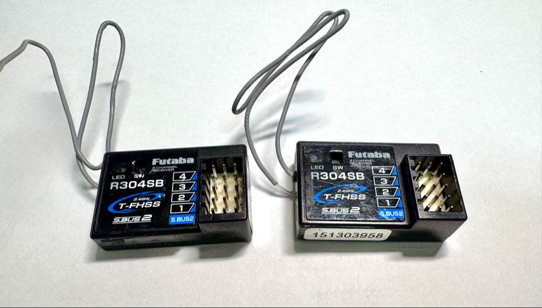 フタバ FUTABA R304SB 受信機 【2個セット】 双葉電子 4PLS-2.4G T/Rセット（Wレシーバーセット） | 鉄道模型