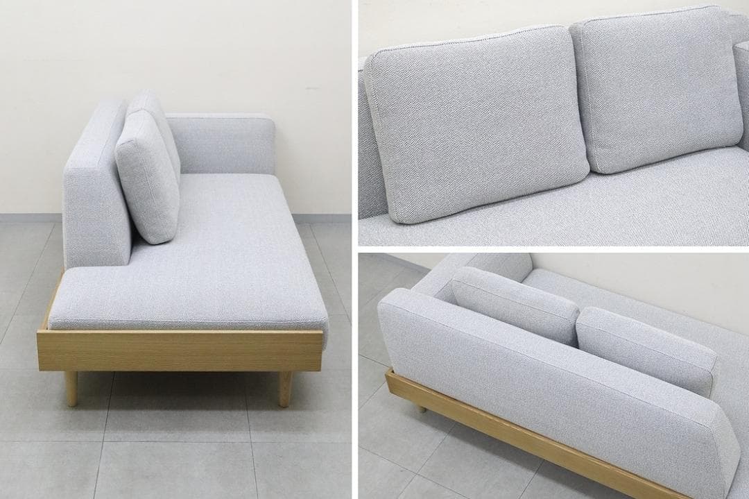 展示品 B品 unico ウニコ ノルア カバーリング ソファ 3人掛け カウチ