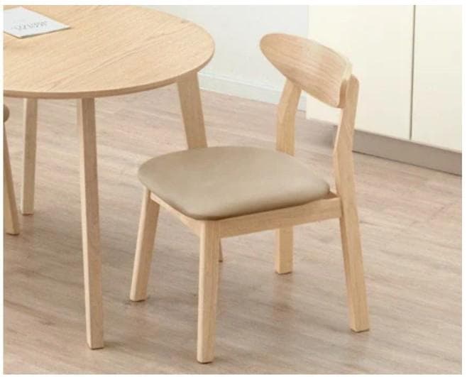 TG DC NTR　8脚　ダイニングチェア　ナチュラル＊ベージュ　カフェチェア 単脚］ダイニングチェア 完成品 北欧 カフェ風 天然木 リビングチェア