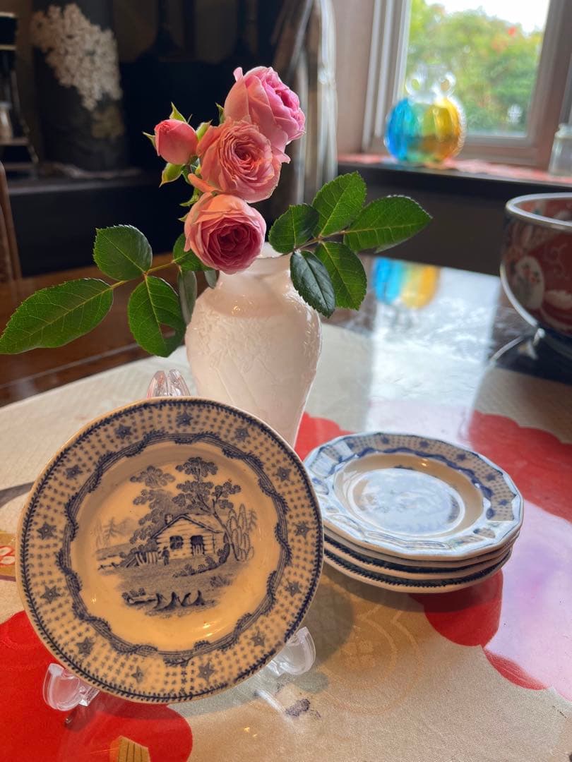 A737 西洋アンティーク オランダ デルフト 豆皿 手塩皿 5枚 - メルカリ