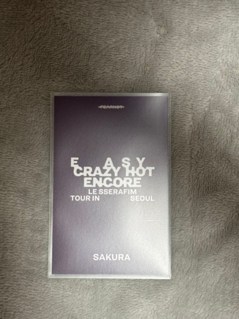 ルセラフィム サクラ ソウルコン限定メンバーシップ特典カード - メルカリ