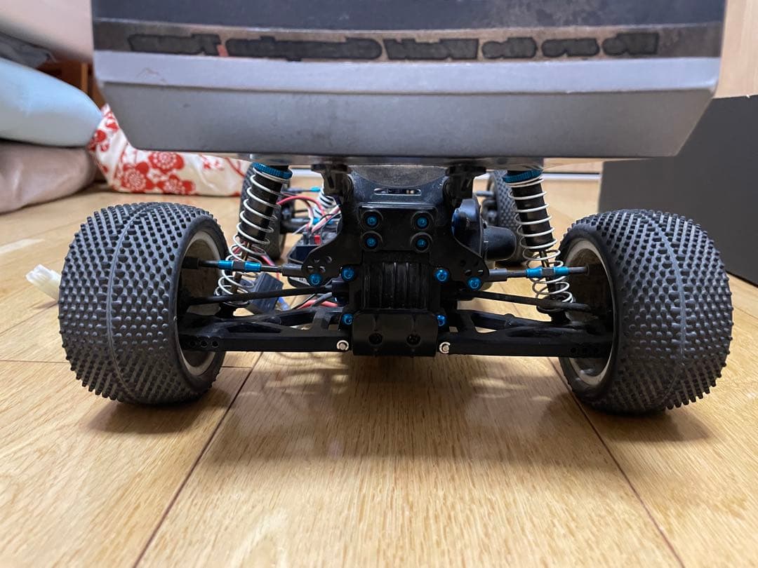 タミヤ DF-03 キーンホーク ブルーアルミパーツ改造 プロポセット