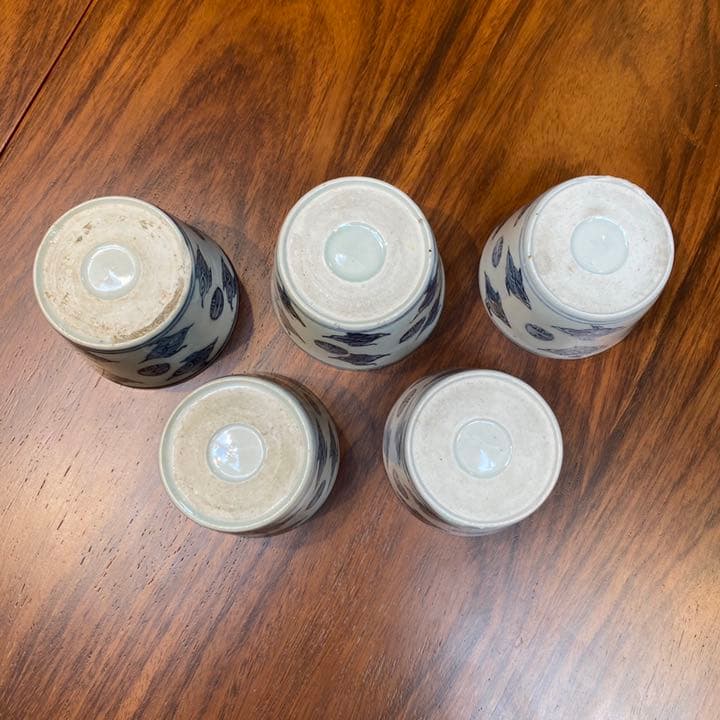 古伊万里 蕎麦猪口 5客と鉢 揃い - メルカリ